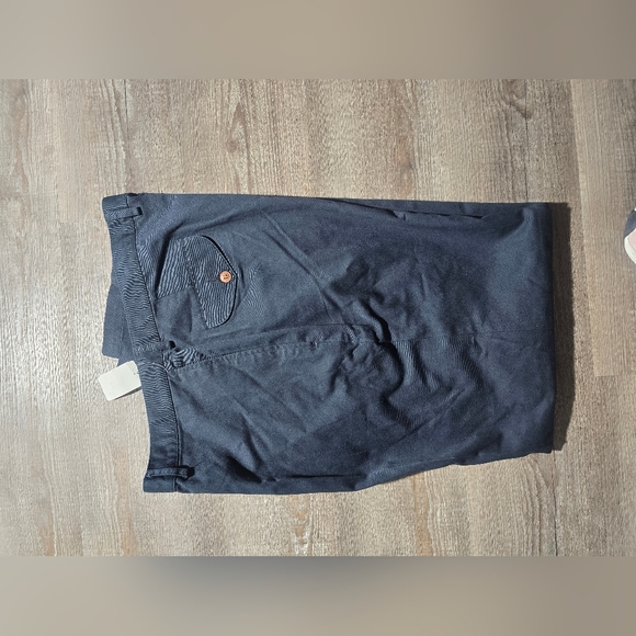 IZOD men' casual pants, flat front navy blue size 38/34 - Picture 5 of 7